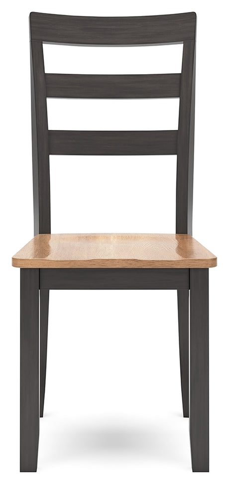 Gesthaven Natural/Brown Dining Chair, Set of 2 from Ashley - Luna Furniture