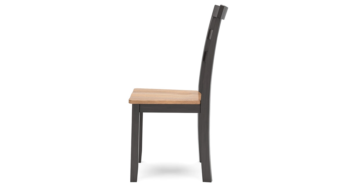 Gesthaven Natural/Brown Dining Table and 2 Chairs from Ashley Furniture - Luna Furniture