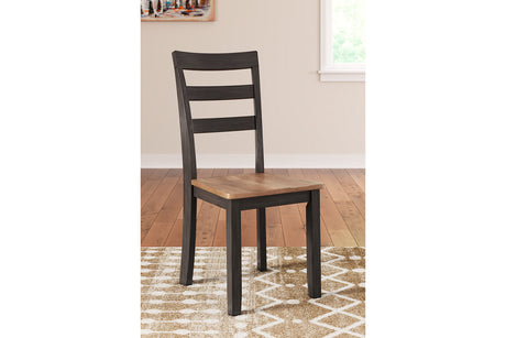 Gesthaven Natural/Brown Dining Table and 2 Chairs from Ashley - Luna Furniture