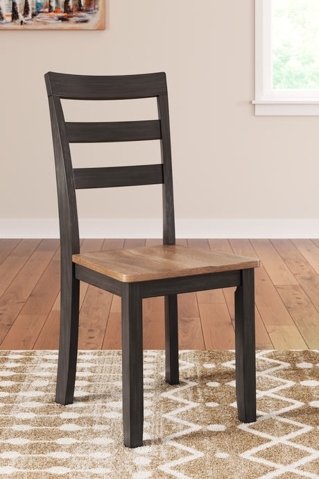 Gesthaven Natural/Brown Dining Chair, Set of 2 from Ashley Furniture - Luna Furniture