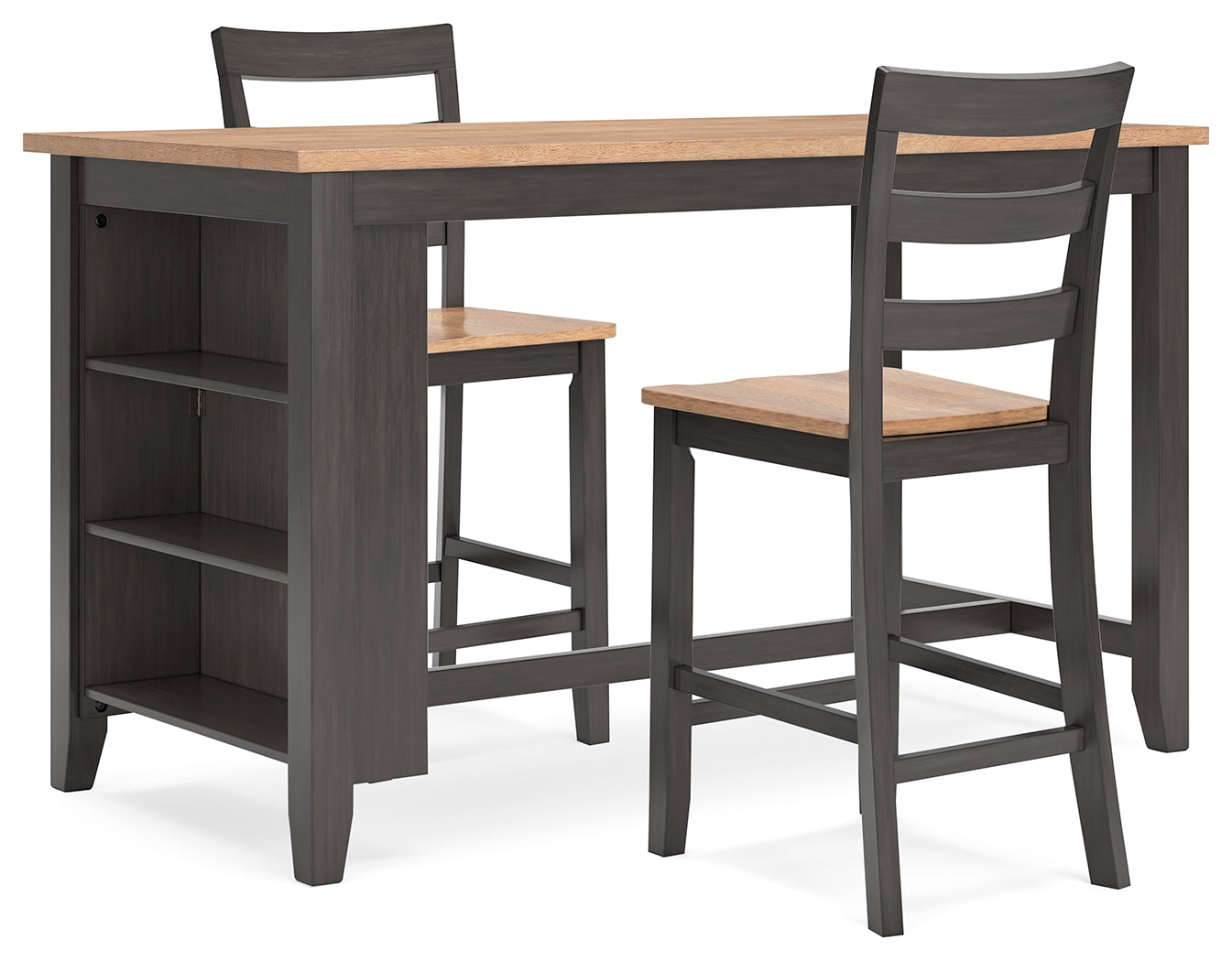 NATAL DESIGN×castelmerlino TABLE 120×60 Gesthaven Counter Height Dining Table and 4 Barstools D396D2
