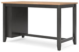 Gesthaven Natural/Brown Counter Height Dining Extension Table from Ashley Furniture - Luna Furniture