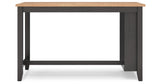 Gesthaven Natural/Brown Counter Height Dining Table and 2 Barstools from Ashley - Luna Furniture