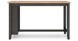 Gesthaven Natural/Brown Counter Height Dining Table and 2 Barstools from Ashley - Luna Furniture
