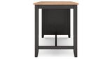Gesthaven Natural/Brown Counter Height Dining Table and 2 Barstools from Ashley - Luna Furniture