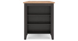 Gesthaven Natural/Brown Counter Height Dining Table and 2 Barstools from Ashley - Luna Furniture