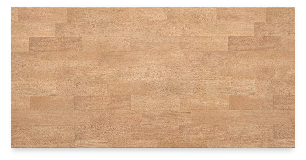 Gesthaven Natural/Brown Counter Height Dining Table and 2 Barstools from Ashley Furniture - Luna Furniture