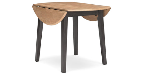 Gesthaven Natural/Brown Dining Table and 2 Chairs from Ashley Furniture - Luna Furniture