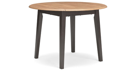 Gesthaven Natural/Brown Dining Table and 4 Chairs from Ashley - Luna Furniture