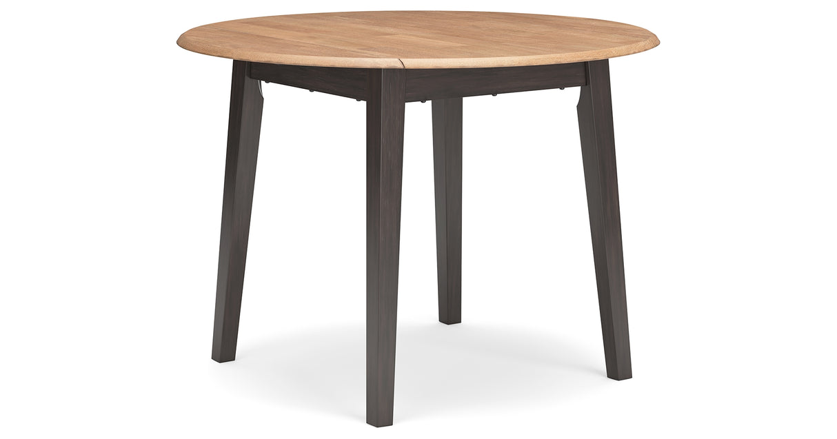 Gesthaven Dining Table and 4 Chairs in Natural/Brown from Ashley Furniture - Luna Furniture