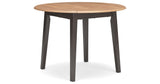 Gesthaven Dining Table and 4 Chairs in Natural/Brown from Ashley Furniture - Luna Furniture