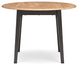 Gesthaven Natural/Brown Dining Drop Leaf Table from Ashley Furniture - Luna Furniture
