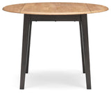 Gesthaven Natural/Brown Dining Drop Leaf Table from Ashley Furniture - Luna Furniture