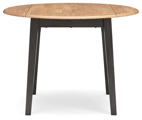 Gesthaven Natural/Brown Dining Drop Leaf Table from Ashley Furniture - Luna Furniture