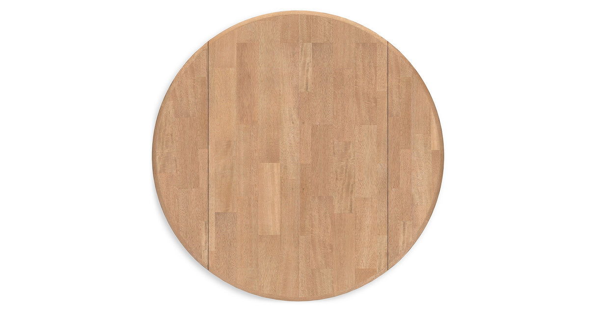Gesthaven Natural/Brown Dining Table and 2 Chairs from Ashley - Luna Furniture