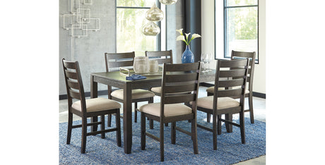 Rokane Brown Dining Table and Chairs from Ashley - Luna Furniture