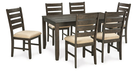Rokane Brown Dining Table and Chairs from Ashley - Luna Furniture
