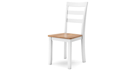 Gesthaven Natural/White Dining Table and 2 Chairs from Ashley - Luna Furniture