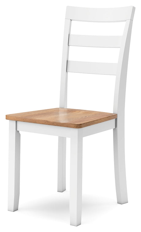 Gesthaven Natural/White Dining Chair, Set of 2 from Ashley Furniture - Luna Furniture