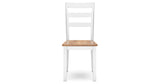 Gesthaven Natural/White Dining Table and 2 Chairs from Ashley - Luna Furniture