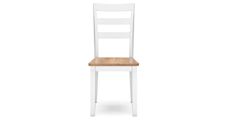 Gesthaven Natural/White Dining Table and 2 Chairs from Ashley - Luna Furniture