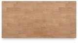 Gesthaven Natural/White Counter Height Dining Table and 4 Barstools from Ashley - Luna Furniture