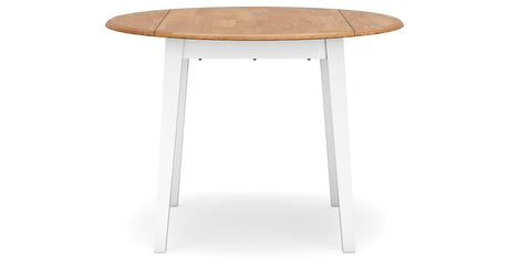 Gesthaven Natural/White Dining Table and 2 Chairs from Ashley - Luna Furniture