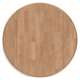 Gesthaven Natural/White Dining Table and 4 Chairs from Ashley - Luna Furniture