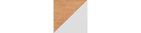 Gesthaven Natural/White Counter Height Dining Table and 4 Barstools from Ashley Furniture - Luna Furniture