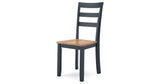 Gesthaven Natural/Blue Dining Table and 2 Chairs from Ashley Furniture - Luna Furniture