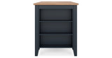Gesthaven Counter Height Dining Table and 2 Barstools in Natural/Blue from Ashley - Luna Furniture