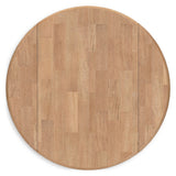 Gesthaven Natural/Blue Dining Drop Leaf Table from Ashley - Luna Furniture