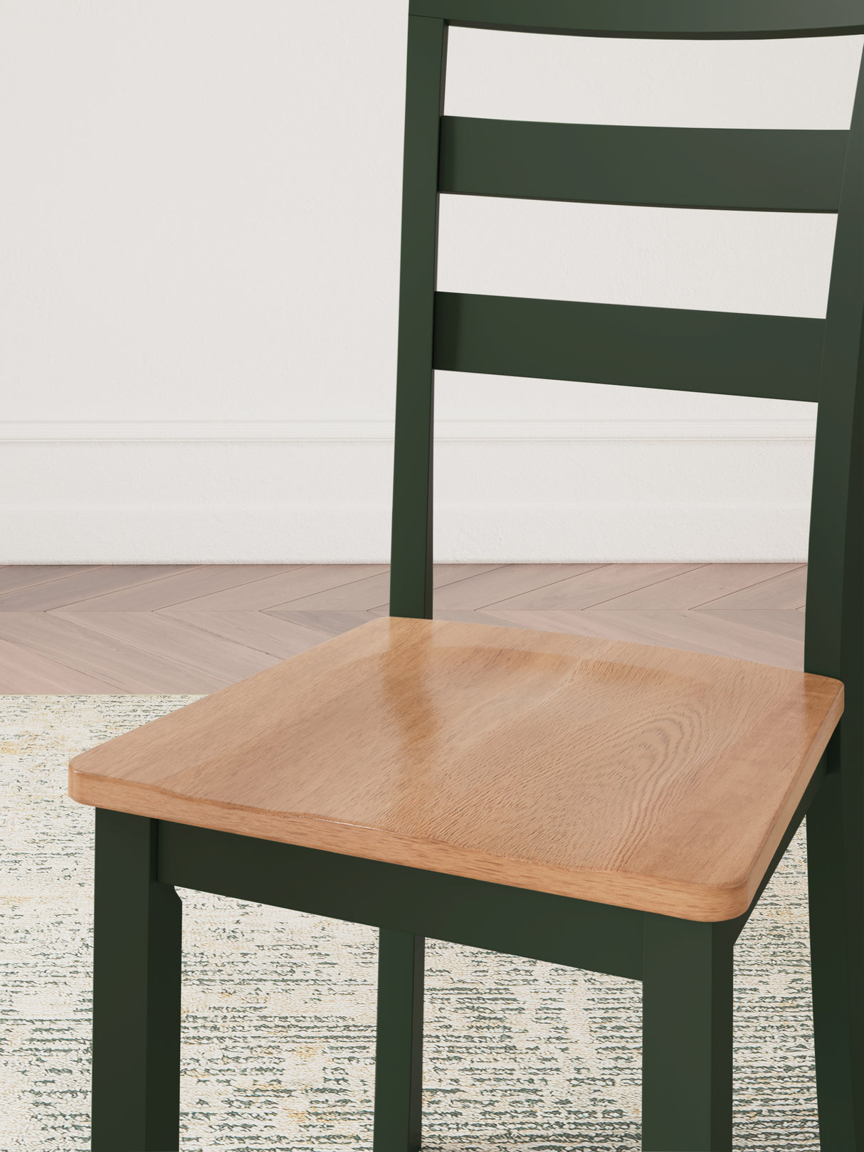 Gesthaven Natural/Green Dining Chair, Set of 2 from Ashley - Luna Furniture