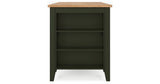 Gesthaven Natural/Green Counter Height Dining Table and 2 Barstools from Ashley - Luna Furniture