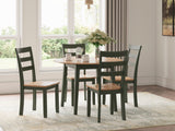 Gesthaven Natural/Green Dining Drop Leaf Table from Ashley Furniture - Luna Furniture