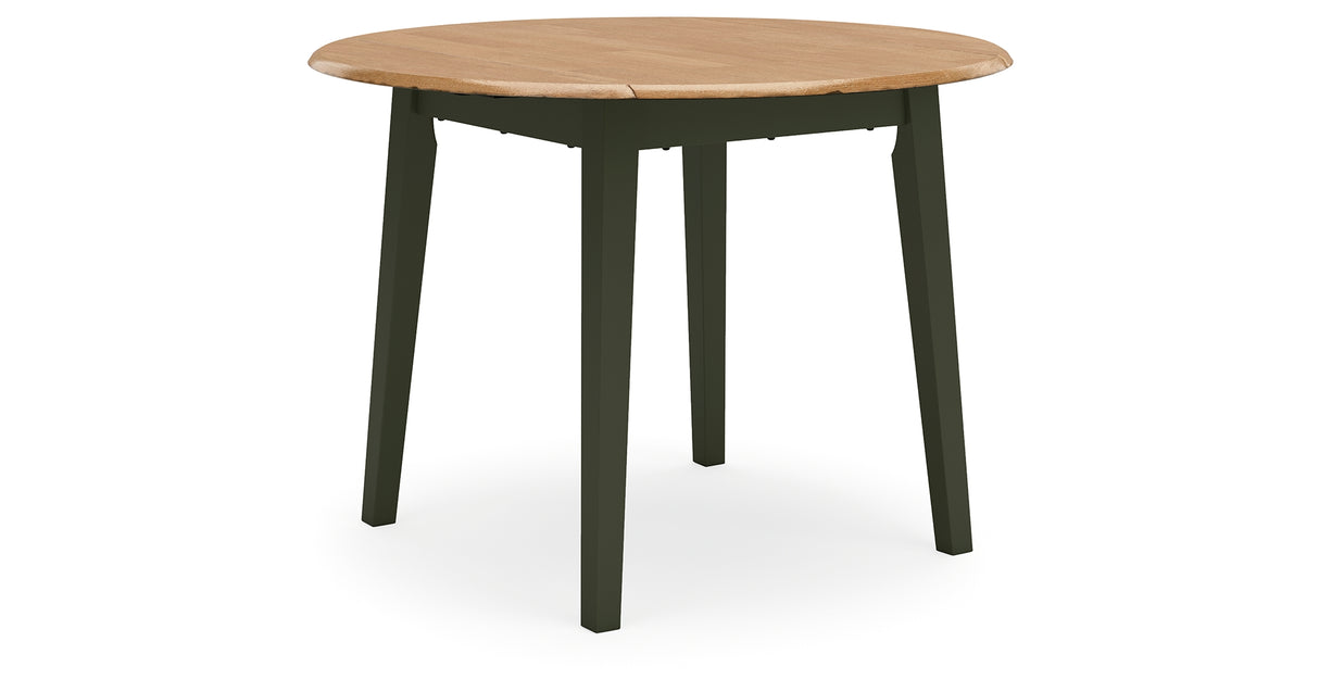 Gesthaven Natural/Green Dining Drop Leaf Table from Ashley Furniture - Luna Furniture
