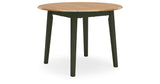 Gesthaven Natural/Green Dining Drop Leaf Table from Ashley Furniture - Luna Furniture
