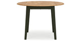 Gesthaven Natural/Green Dining Table and 4 Chairs from Ashley Furniture - Luna Furniture