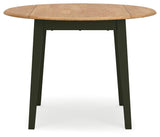 Gesthaven Natural/Green Dining Drop Leaf Table from Ashley Furniture - Luna Furniture
