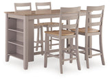 Harperfeld Dining Table and 4 from Ashley - Luna Furniture