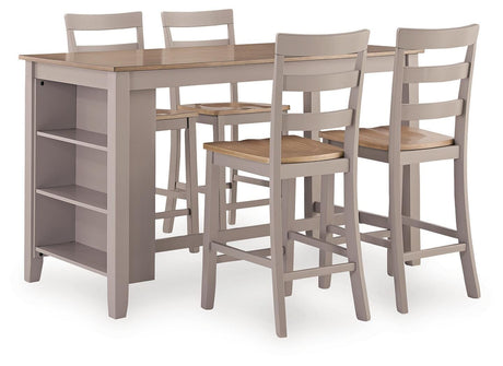 Harperfeld Dining Table and 4 from Ashley - Luna Furniture