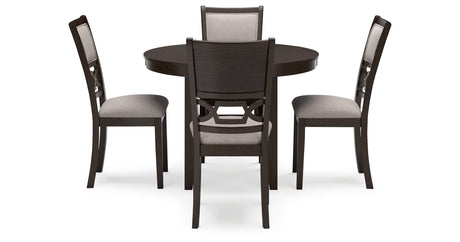 Langwest Brown Dining Table and 4 Chairs (Set of 5) from Ashley Furniture - Luna Furniture