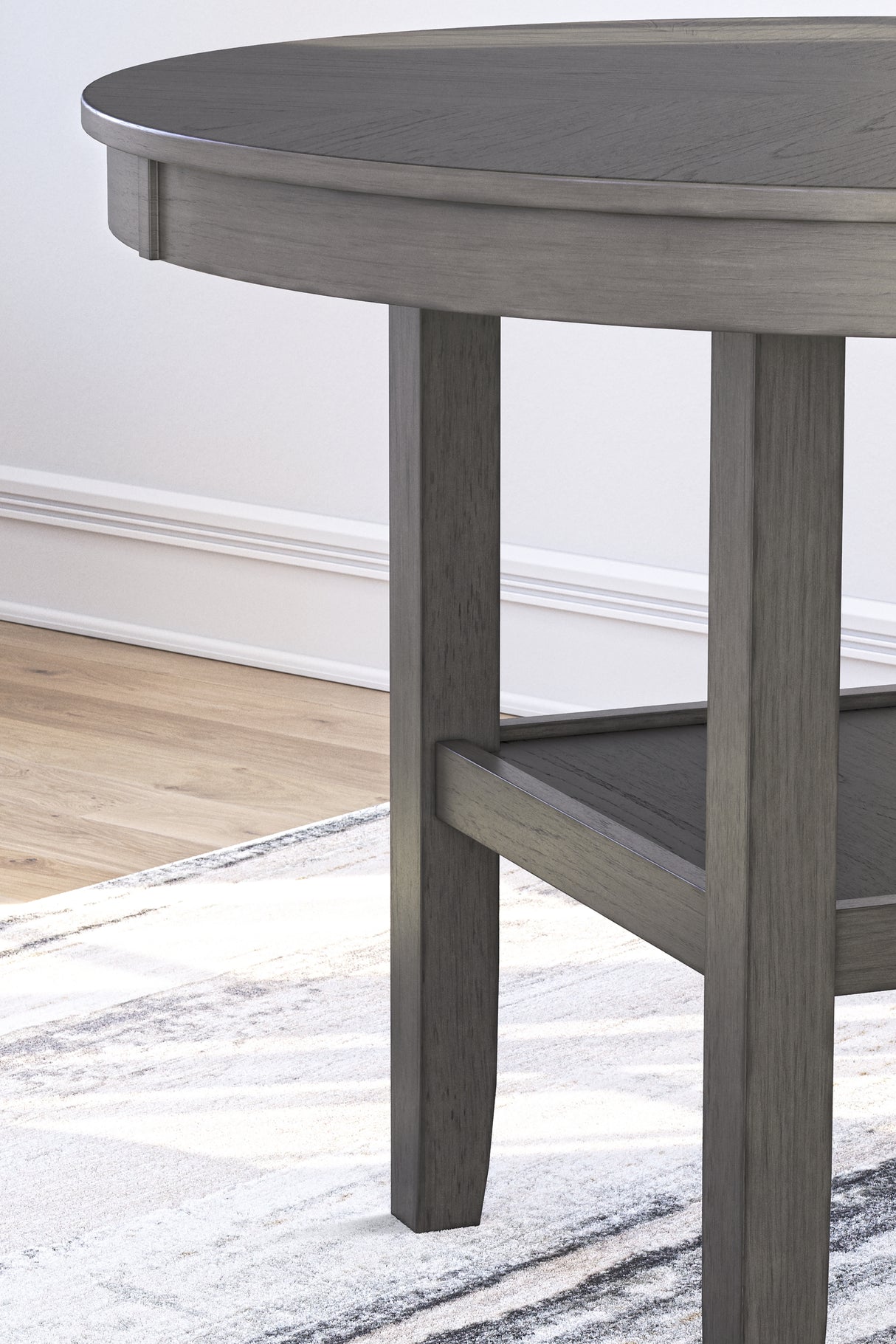Wrenning Gray Dining Table and 4 Chairs (Set of 5) from Ashley Furniture - Luna Furniture