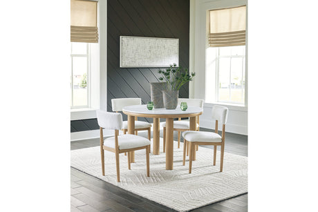 Sawdyn  Dining Table and 4 Chairs