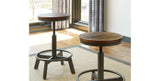 Torjin 2-Piece Bar Stool in Brown/Gray from Ashley Furniture - Luna Furniture
