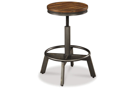Torjin Brown/Gray Counter Height Dining Table and 2 Barstools from Ashley Furniture - Luna Furniture