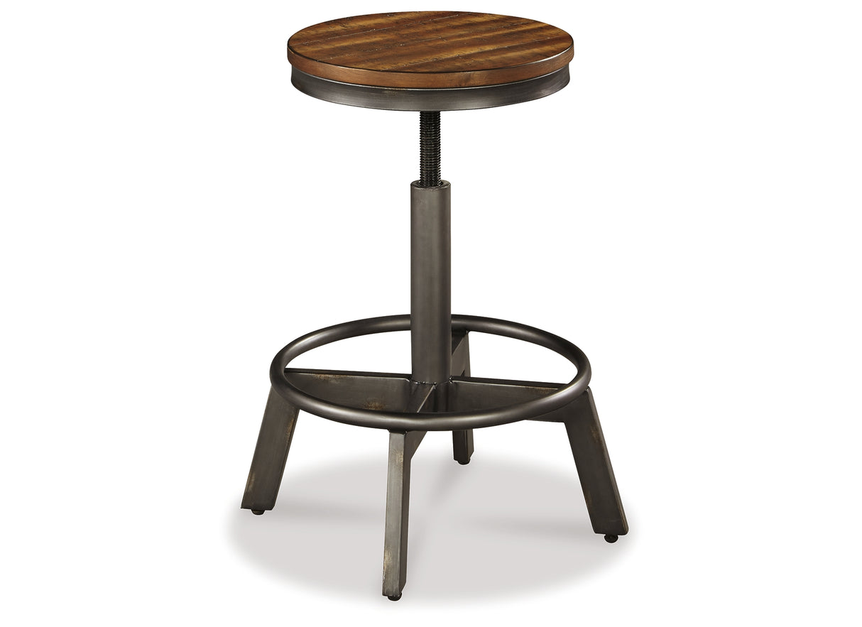 Torjin 2-Piece Bar Stool in Brown/Gray from Ashley Furniture - Luna Furniture