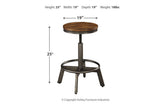 Torjin Brown/Gray Counter Height Dining Table and 2 Barstools from Ashley Furniture - Luna Furniture