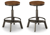 Torjin Brown/Gray Counter Height Stool, Set of 2 from Ashley - Luna Furniture