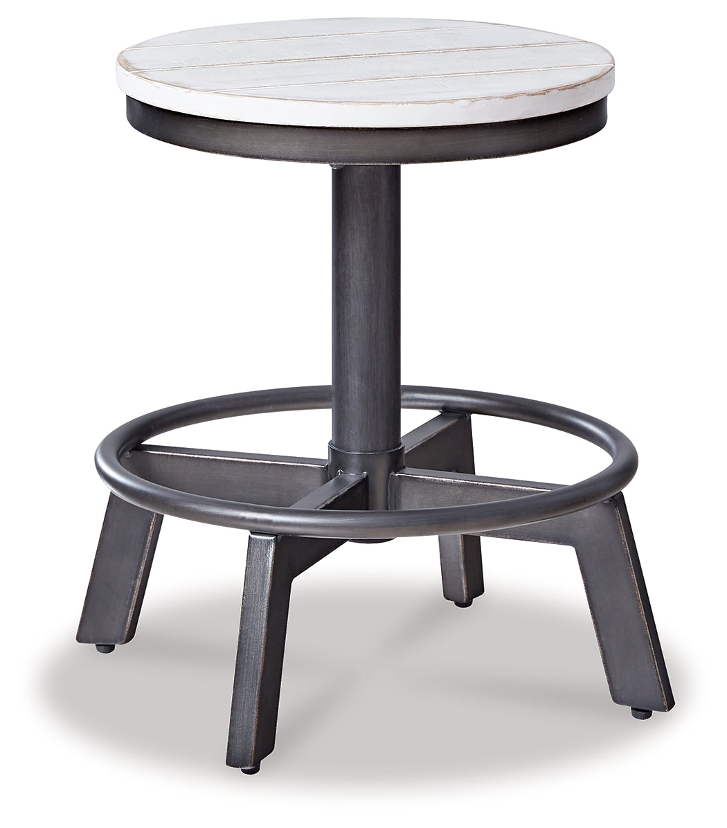 Torjin Vintage White Counter Height Stool, Set of 2 from Ashley - Luna Furniture